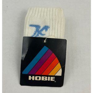 Vintage Hobie Wristbands Sweatband Knit Logo NOS Surf Sail Sportswear